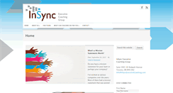 Desktop Screenshot of insyncexecutivecoaching.com
