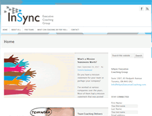 Tablet Screenshot of insyncexecutivecoaching.com